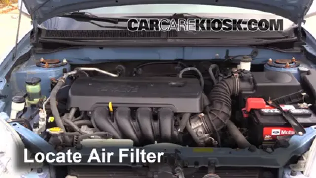 2008 Toyota Matrix XR 1.8L 4 Cyl. Filtro de aire (motor) Cambio